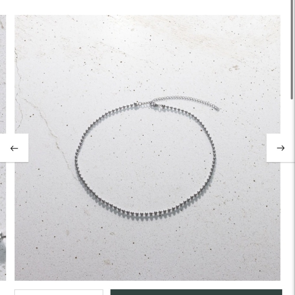 Fireflies beaded choker necklace